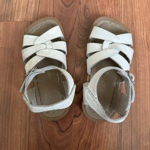 Salt Water Sandals | White Leather Sandals